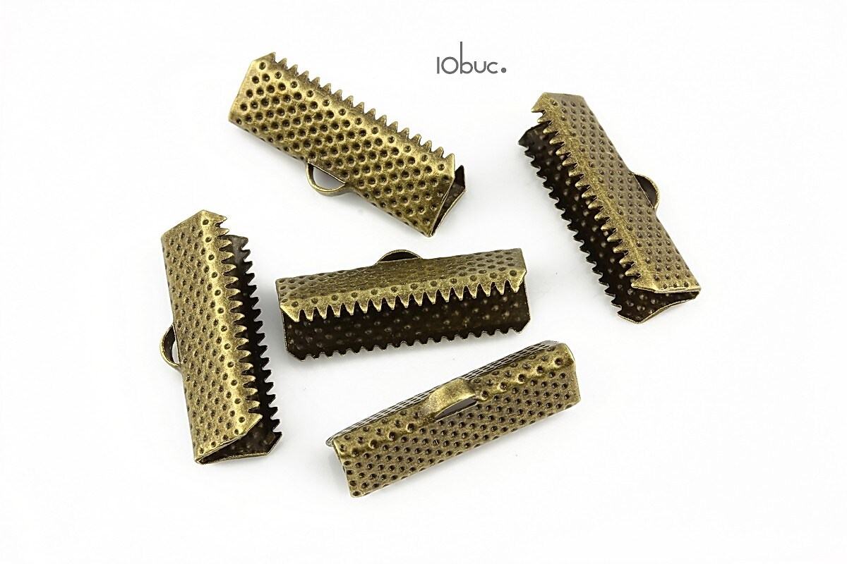 Capat snur bronz 20mm (10buc.)