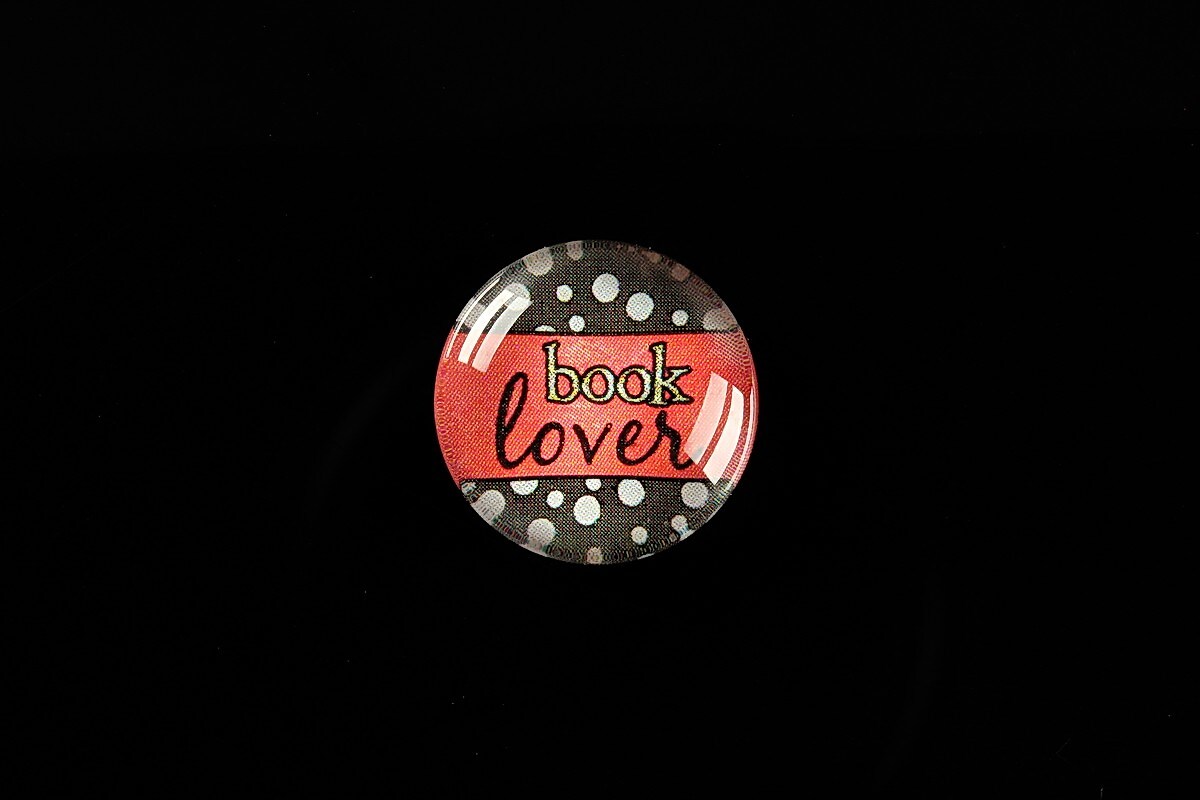 Cabochon sticla 18mm "Moulin Rouge" cod 434