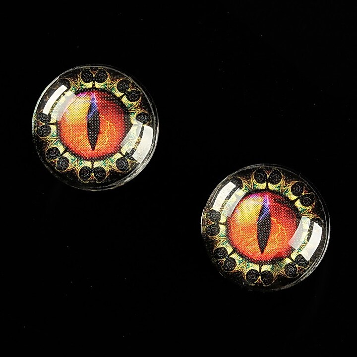 Cabochon sticla 16mm "Dragon Eye" cod 466