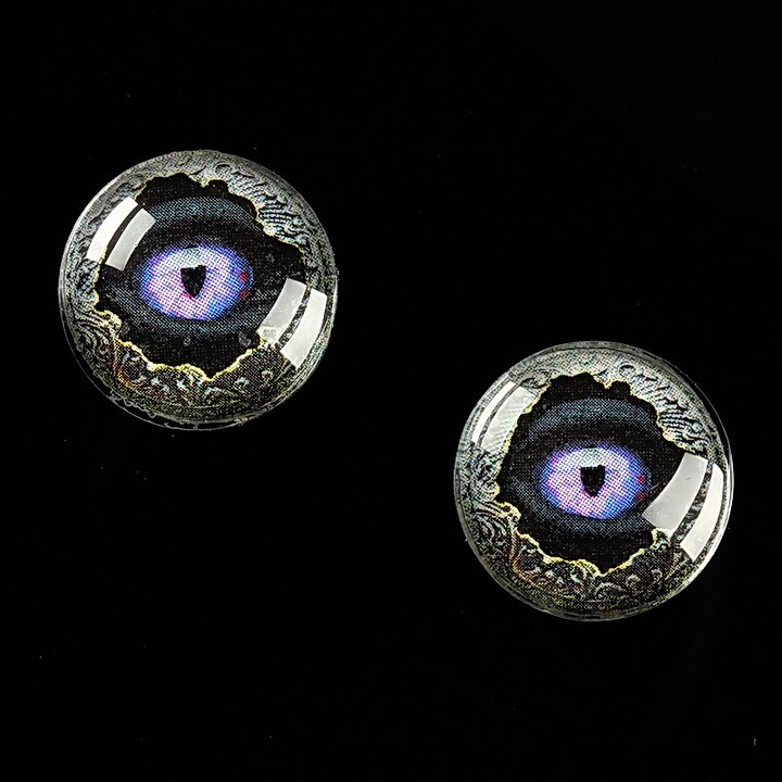 Cabochon sticla 16mm "Dragon Eye" cod 474