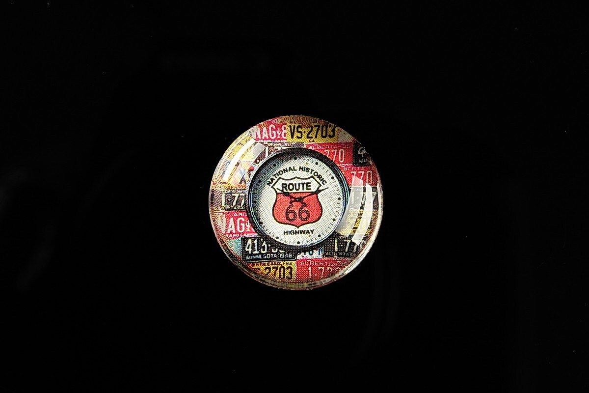 Cabochon sticla 20mm "Boy's Clock" cod 494