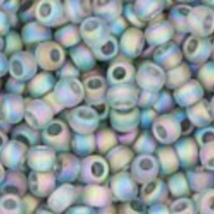 Margele Toho rotunde 11/0 - Trans-Rainbow-Frosted Gray