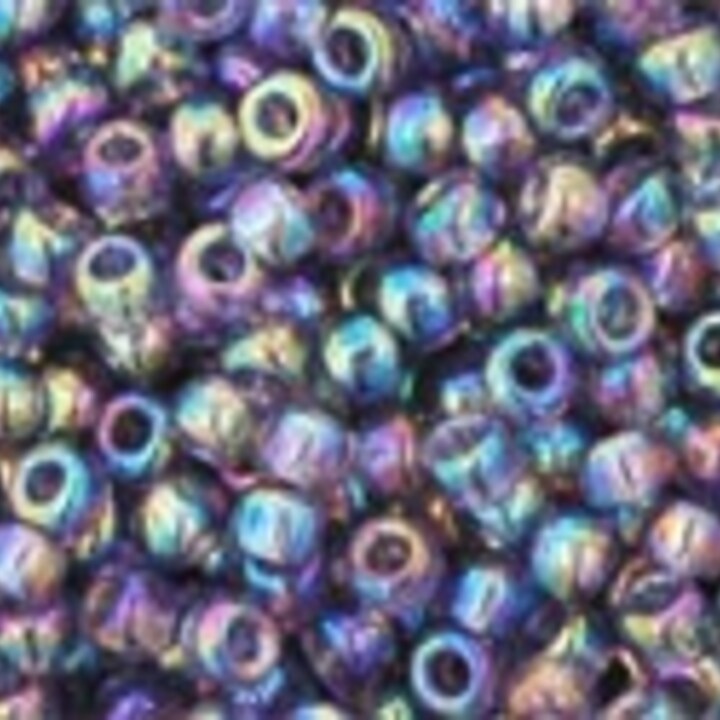 Margele Toho rotunde 11/0 - Trans-Rainbow Sugar Plum