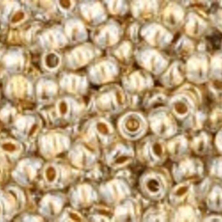 Margele Toho rotunde 11/0 - Gold-Lined Crystal