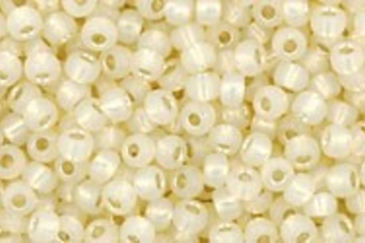 Margele Toho rotunde 11/0 - Silver-Lined Milky Lt Jonquil