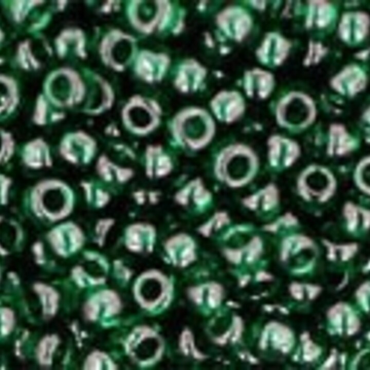 Margele Toho rotunde 11/0 - Transparent Green Emerald
