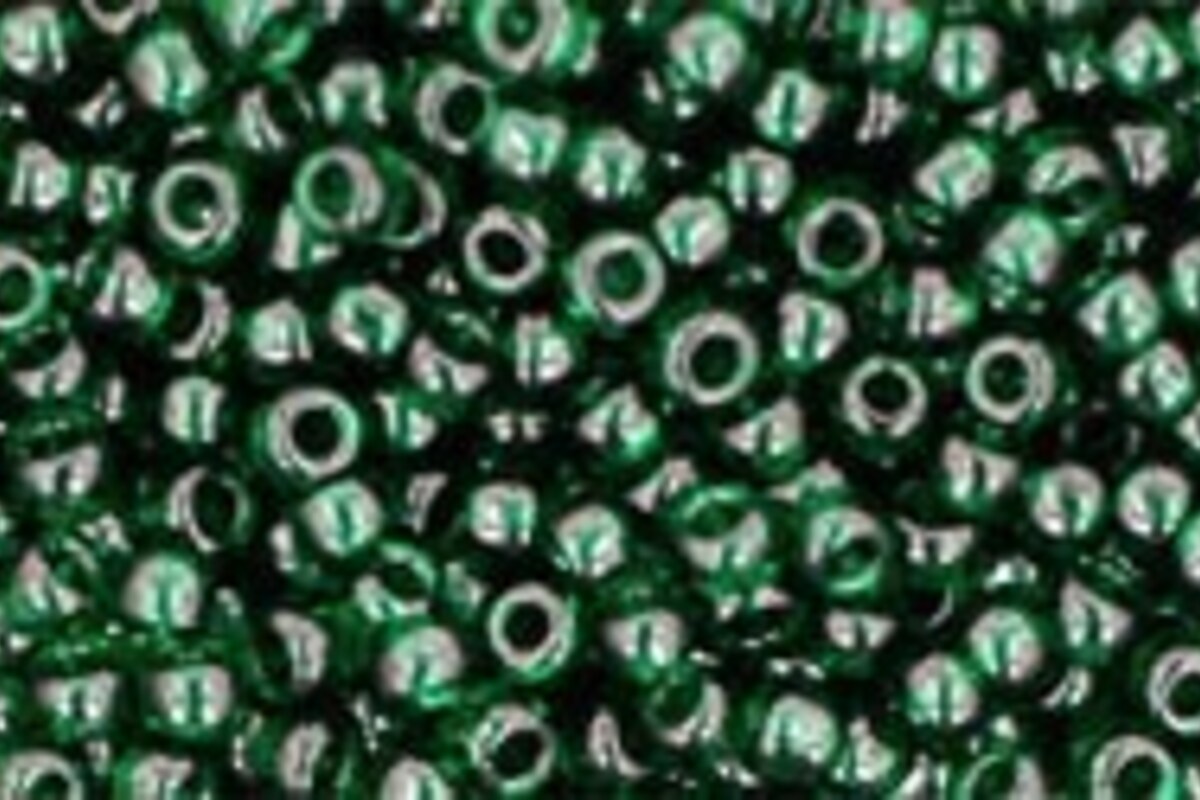 Margele Toho rotunde 11/0 - Transparent Green Emerald
