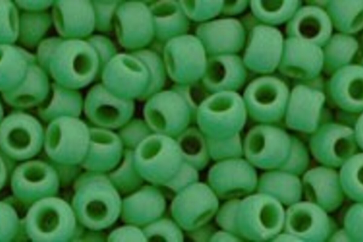 Margele Toho rotunde 8/0 - Opaque-Frosted Shamrock