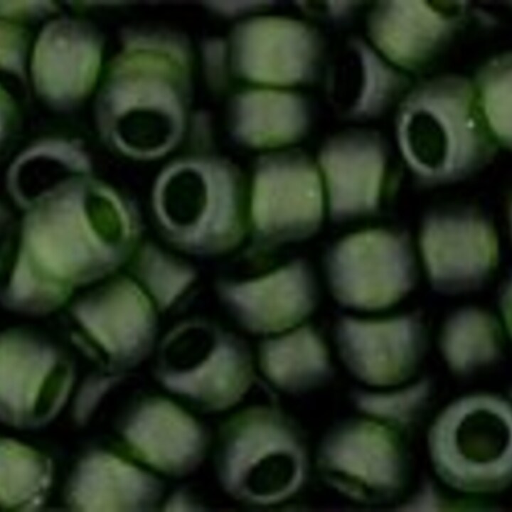 Margele Toho rotunde 8/0 - Transparent-Frosted Olivine