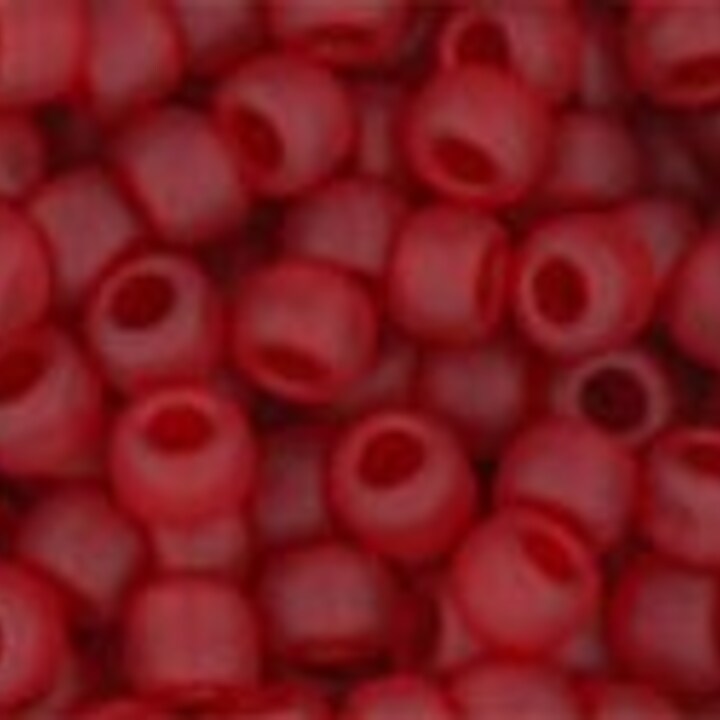 Margele Toho rotunde 8/0 - Transparent-Frosted Ruby