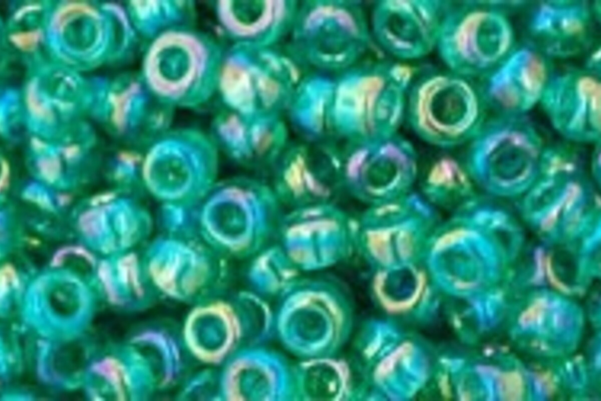 Margele Toho rotunde 8/0 - Trans-Rainbow Dark Peridot