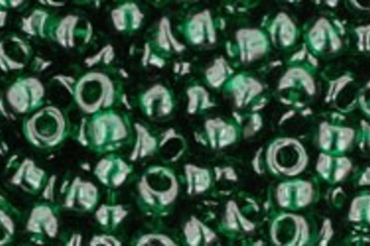 Margele Toho rotunde 8/0 - Transparent Green Emerald