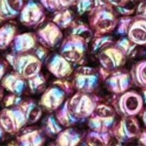Margele Toho rotunde 8/0 - Trans-Rainbow Med Amethyst