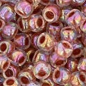 Margele Toho rotunde 8/0 - Inside-Color Rainbow Crystal/Sandstone Lined