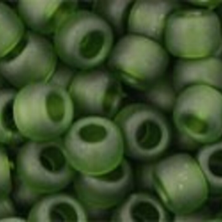Margele Toho rotunde 6/0 - Transparent-Frosted Olivine