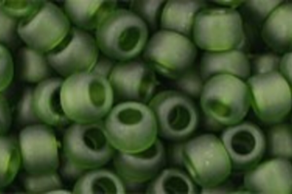 Margele Toho rotunde 6/0 - Transparent-Frosted Olivine
