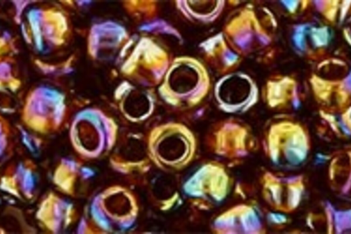 Margele Toho rotunde 6/0 - Trans-Rainbow Smoky Topaz