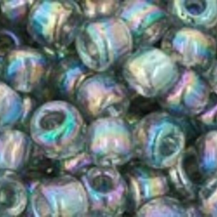 Margele Toho rotunde 6/0 - Trans-Rainbow Black Diamond