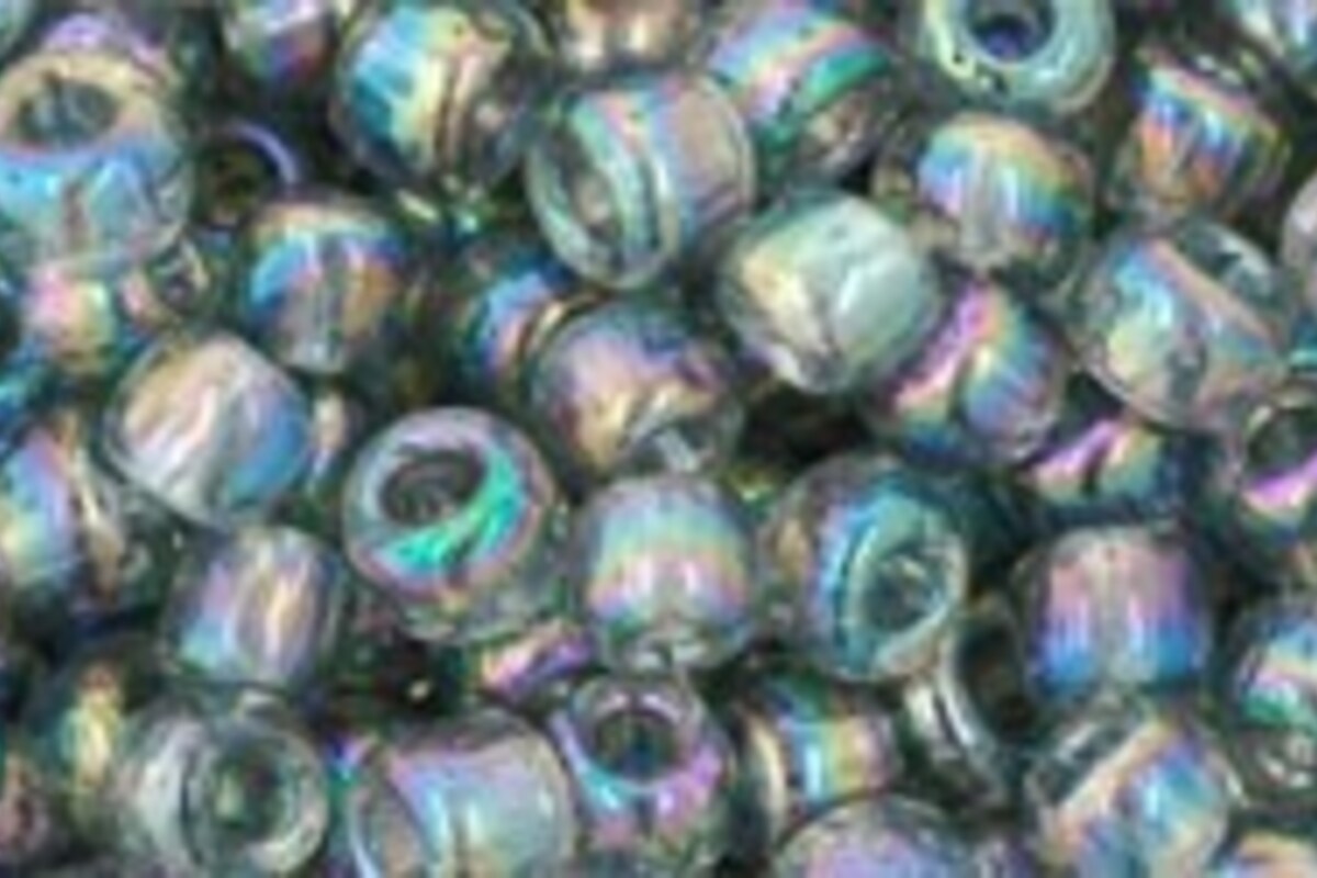 Margele Toho rotunde 6/0 - Trans-Rainbow Black Diamond