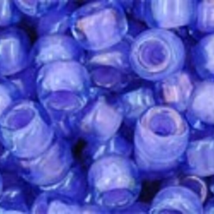 Margele Toho rotunde 6/0 - Inside-Color Lt Sapphire/Opaque Purple Lined