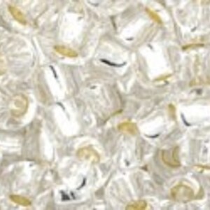 Margele Toho rotunde 6/0 - Silver-Lined Crystal