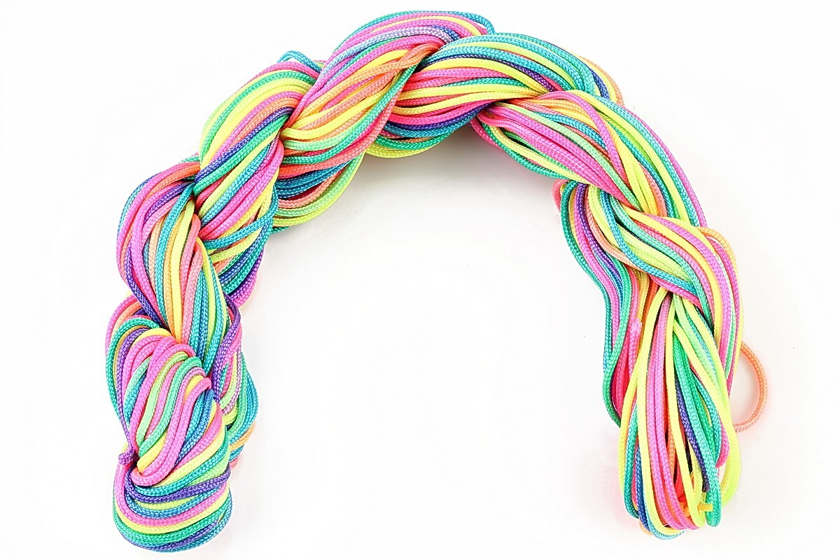 Ata nylon, grosime 1mm, aprox. 20-22m, multicolor