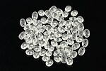 Margele Super Duo 2.5x5mm - Matte - Crystal