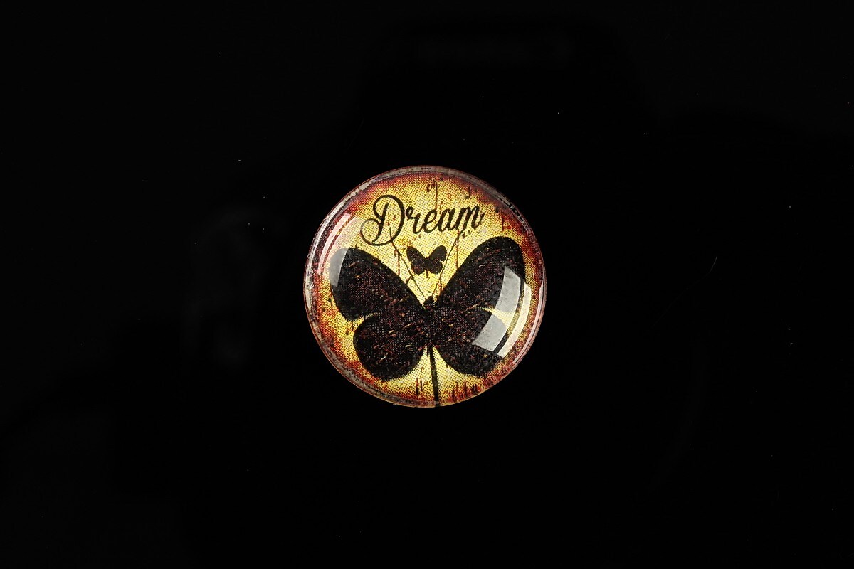 Cabochon sticla 20mm "Dream" cod 553