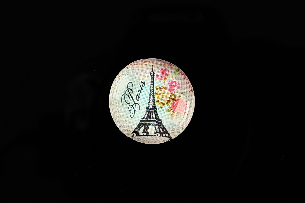 Cabochon sticla 20mm C'est Paris cod 560