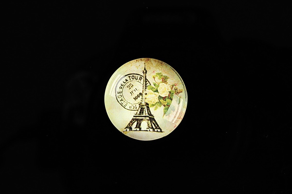 Cabochon sticla 20mm C'est Paris cod 561