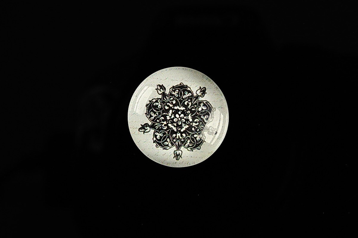 Cabochon sticla 20mm "Background" cod 563