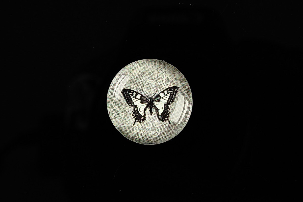 Cabochon sticla 20mm "Background" cod 564