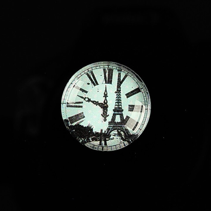 Cabochon sticla 20mm "Hour in Paris" cod 570