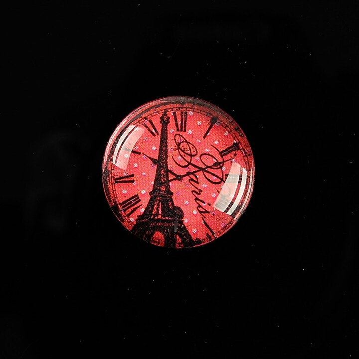 Cabochon sticla 20mm "Hour in Paris" cod 571