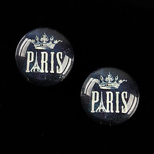 Cabochon sticla 18mm Cest Paris cod 542