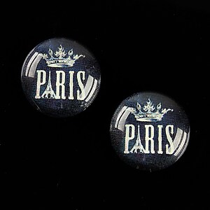 Cabochon sticla 18mm C'est Paris cod 542