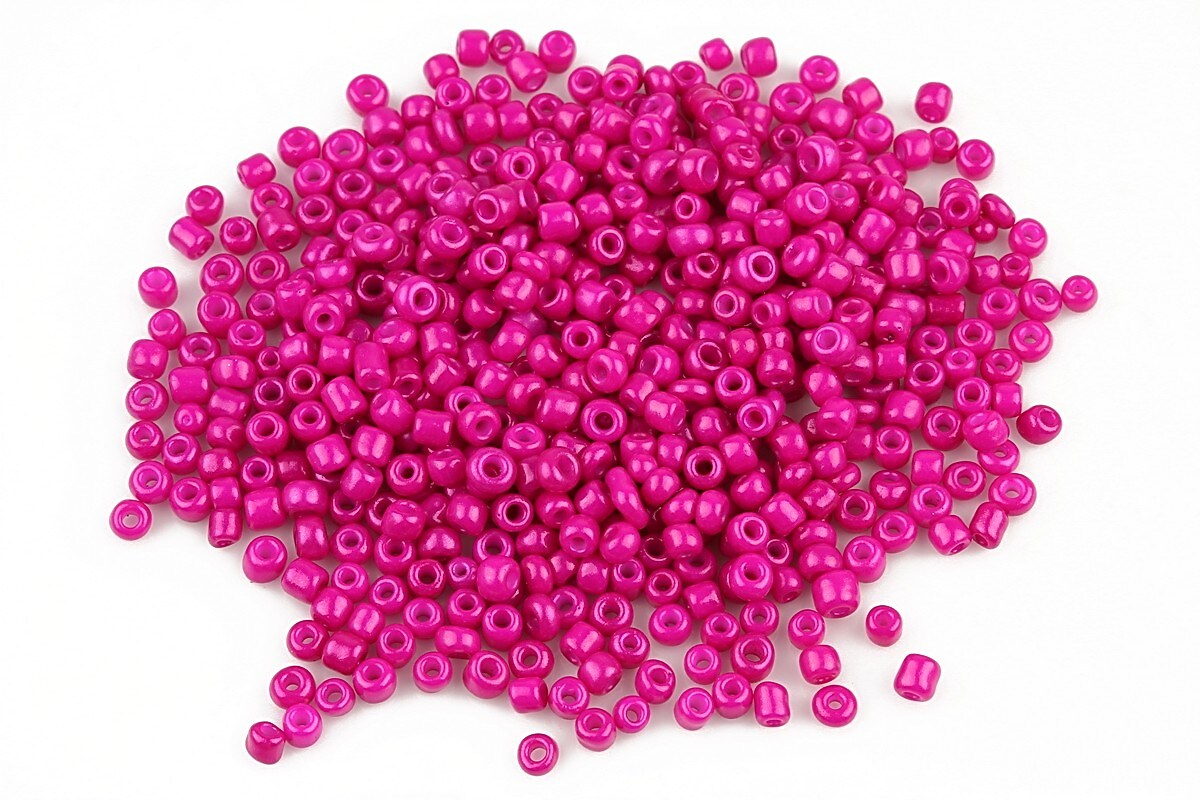 Margele de nisip opace 2mm (50g) - cod 343 - roz bonbon