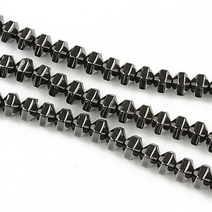 Hematit electroplacat rondele 4x5mm - argintiu inchis