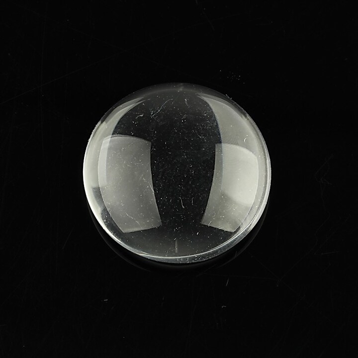 Cabochon de sticla transparenta pentru fundal personalizat 25mm