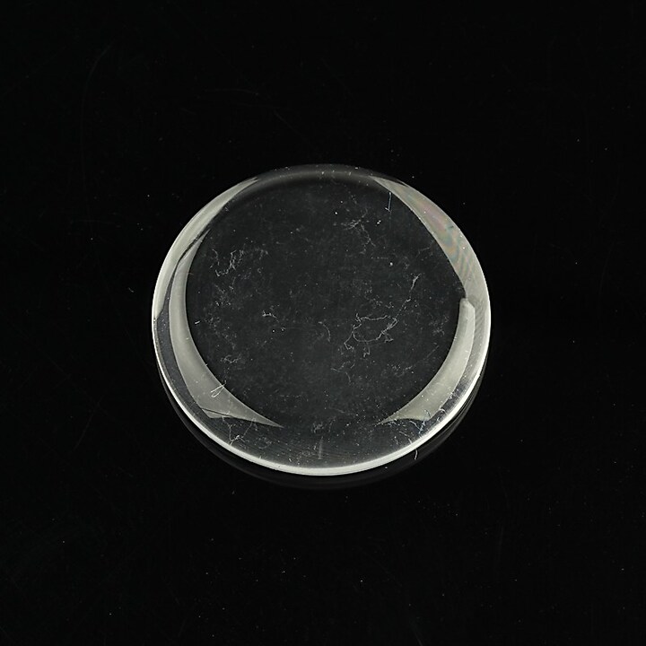 Cabochon de sticla transparenta plat pentru fundal personalizat 25mm