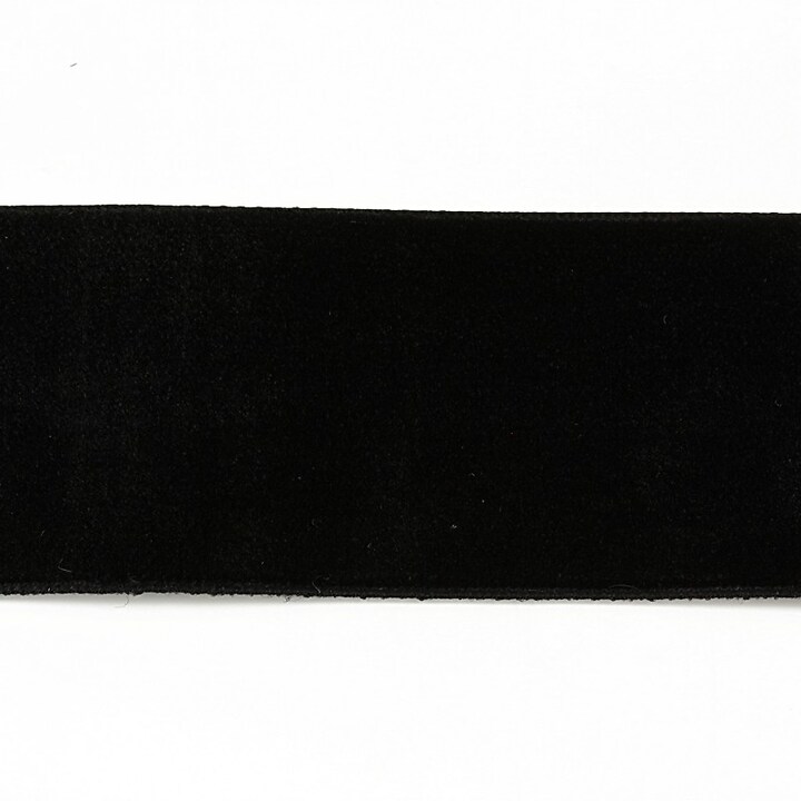 Panglica catifea neagra, latime 3,8cm (50cm)