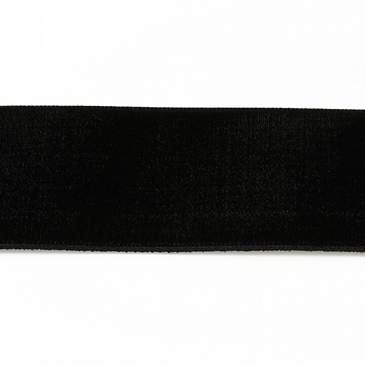 Panglica catifea neagra, latime 3,2cm (50cm)