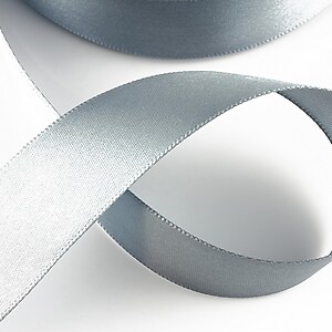 Panglica saten latime 2,5cm (1m) - gri