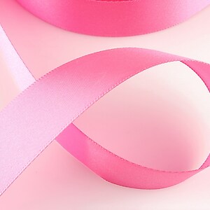Panglica saten latime 2,5cm (1m) - roz deschis