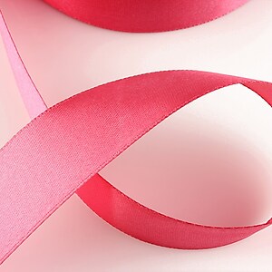 Panglica saten latime 2,5cm (1m) - roz
