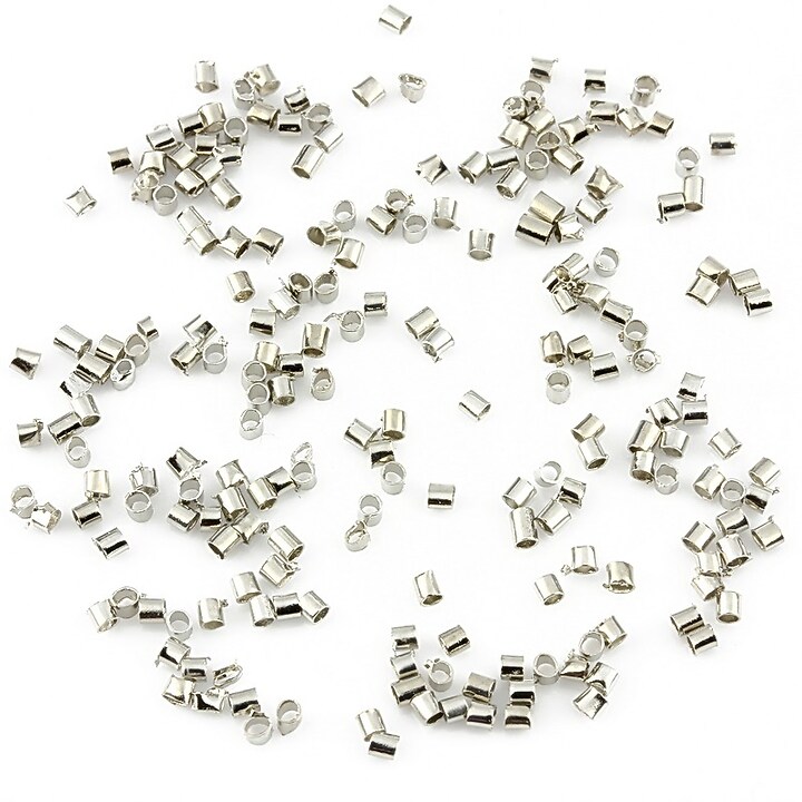 Crimp argintiu inchis 1,2mm (3g - aprox. 450 buc.)