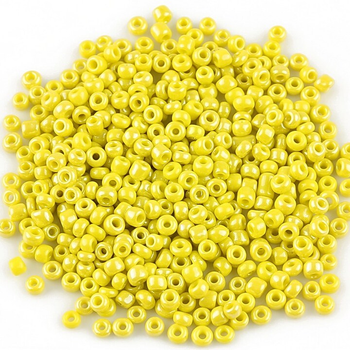 Margele de nisip 2mm lucioase (50g) - cod 351 - galben