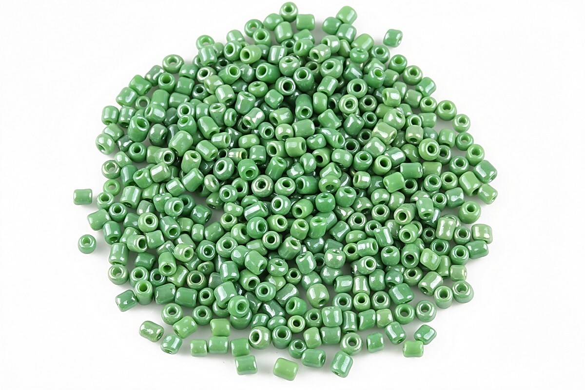 Margele de nisip 2mm lucioase (50g) - cod 353 - verde