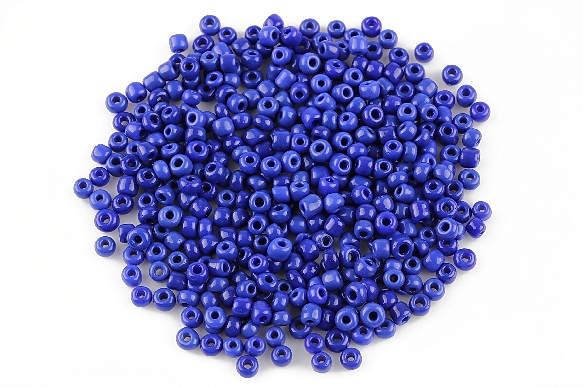 Margele de nisip 2mm opace (50g) - cod 362 - albastru cobalt