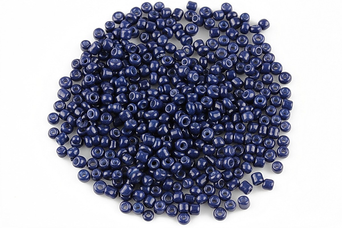 Margele de nisip 2mm opace (50g) - cod 363 - bleumarin